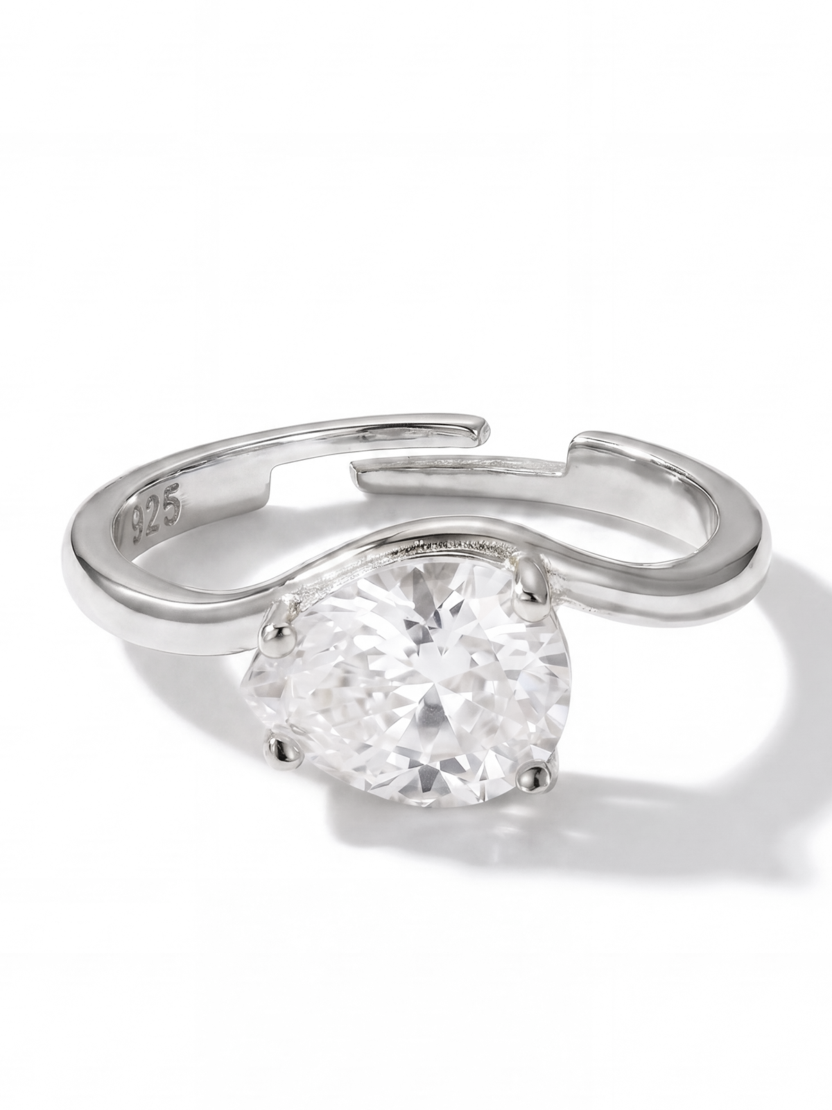 Celeste Pear Cut Ring