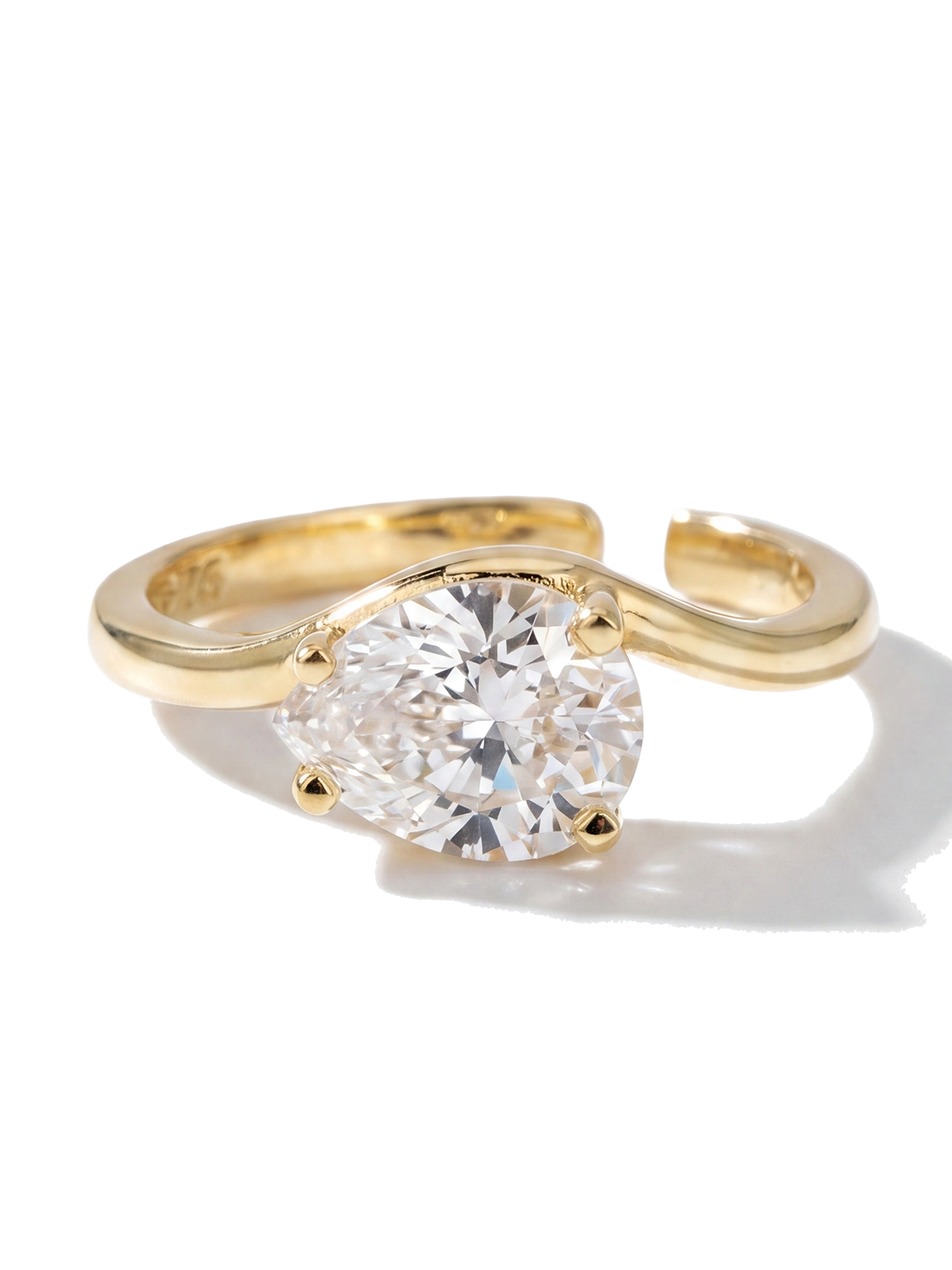 Celeste Pear Cut Ring
