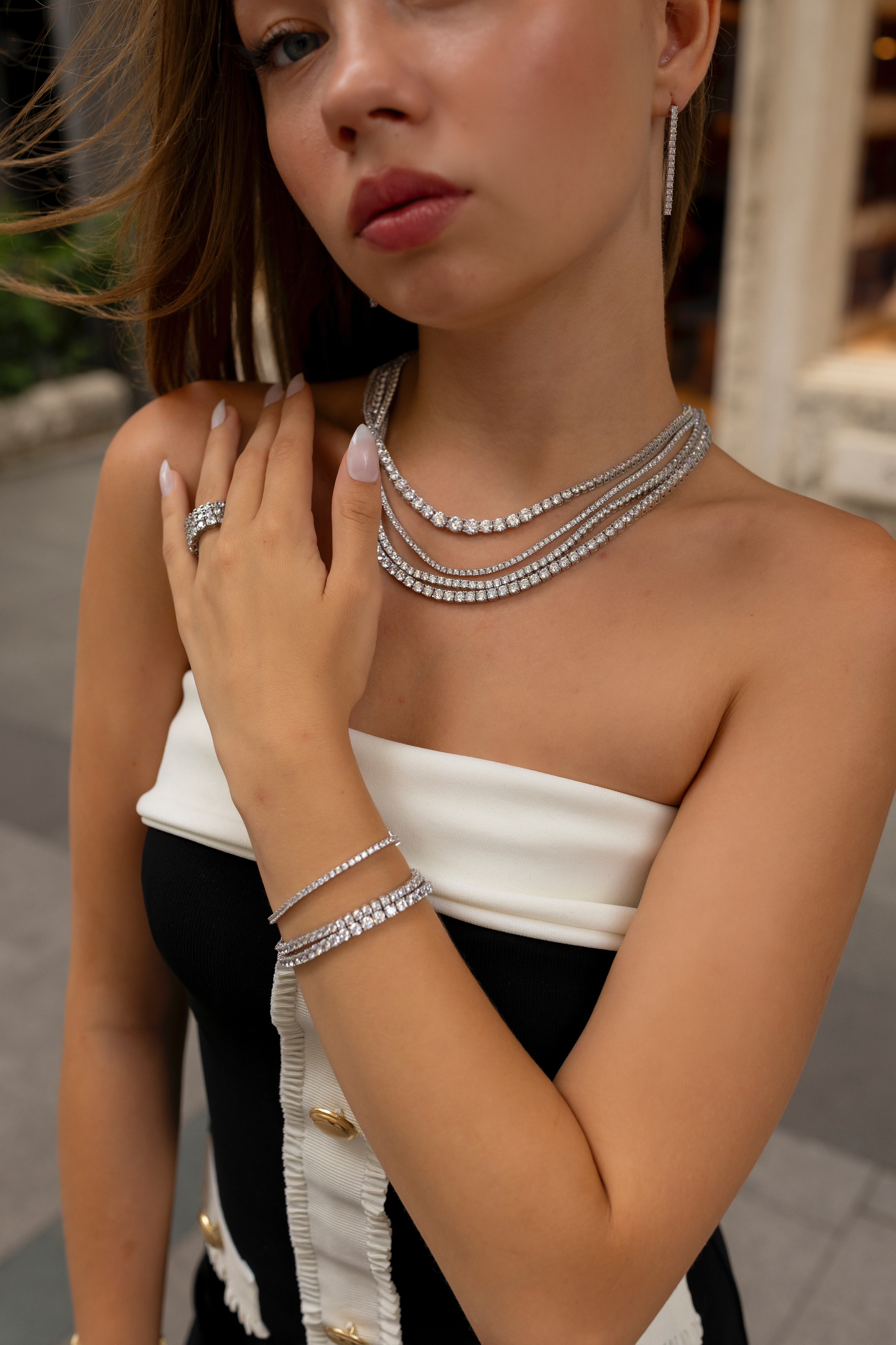 3MM | Döküm Su Yolu Kolye |   Luxury Jewelry by  Atelier Duygu.