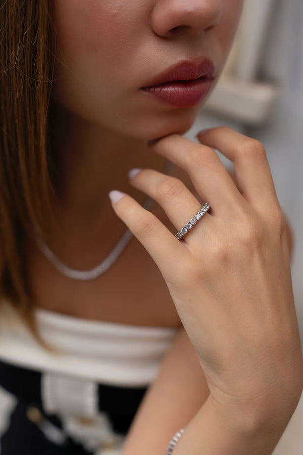 3MM 0.10 CT Tamtur Yüzük  Atelier Duygu.