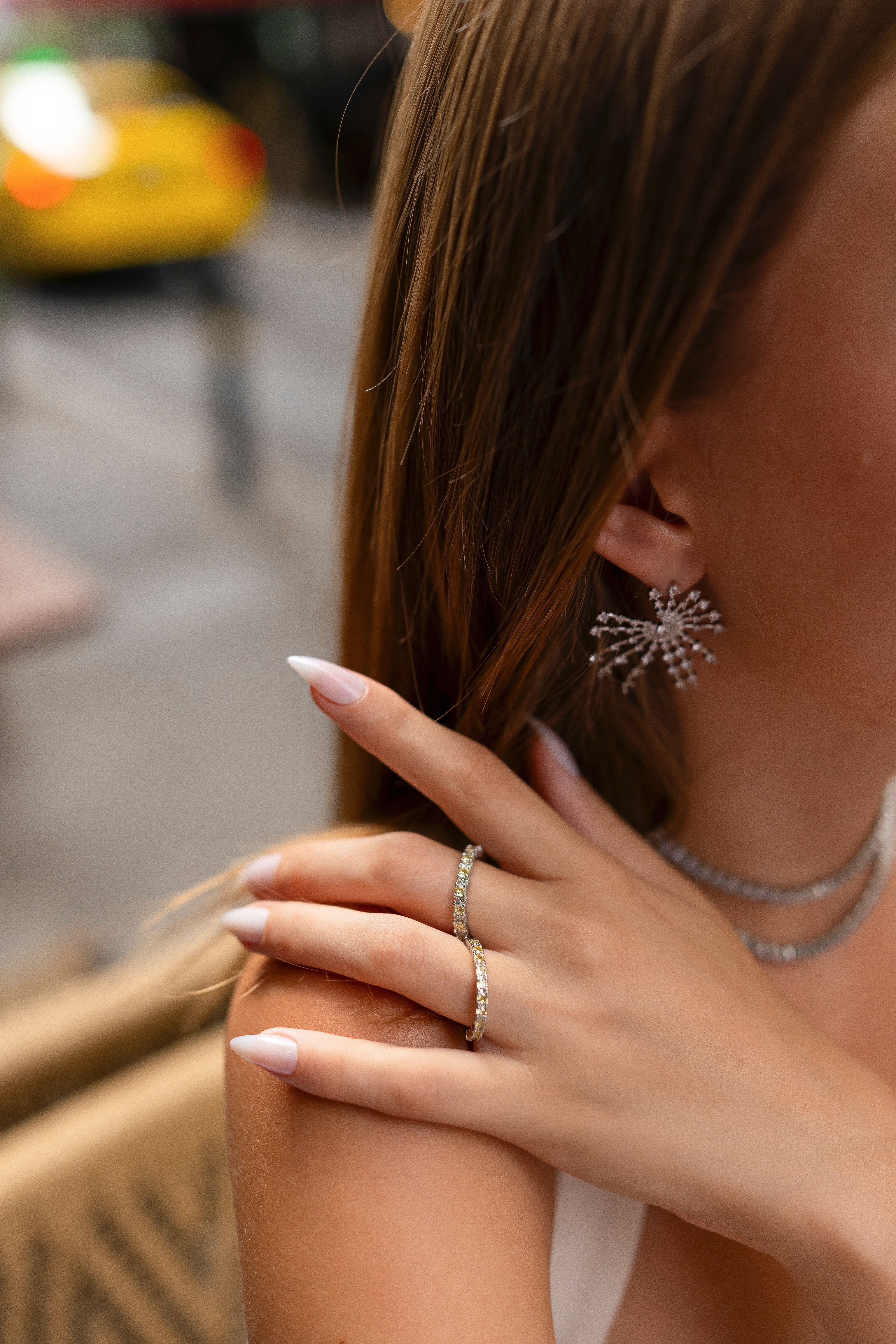 2MM | Butter Yellow Full Eternity Yüzük  Atelier Duygu.