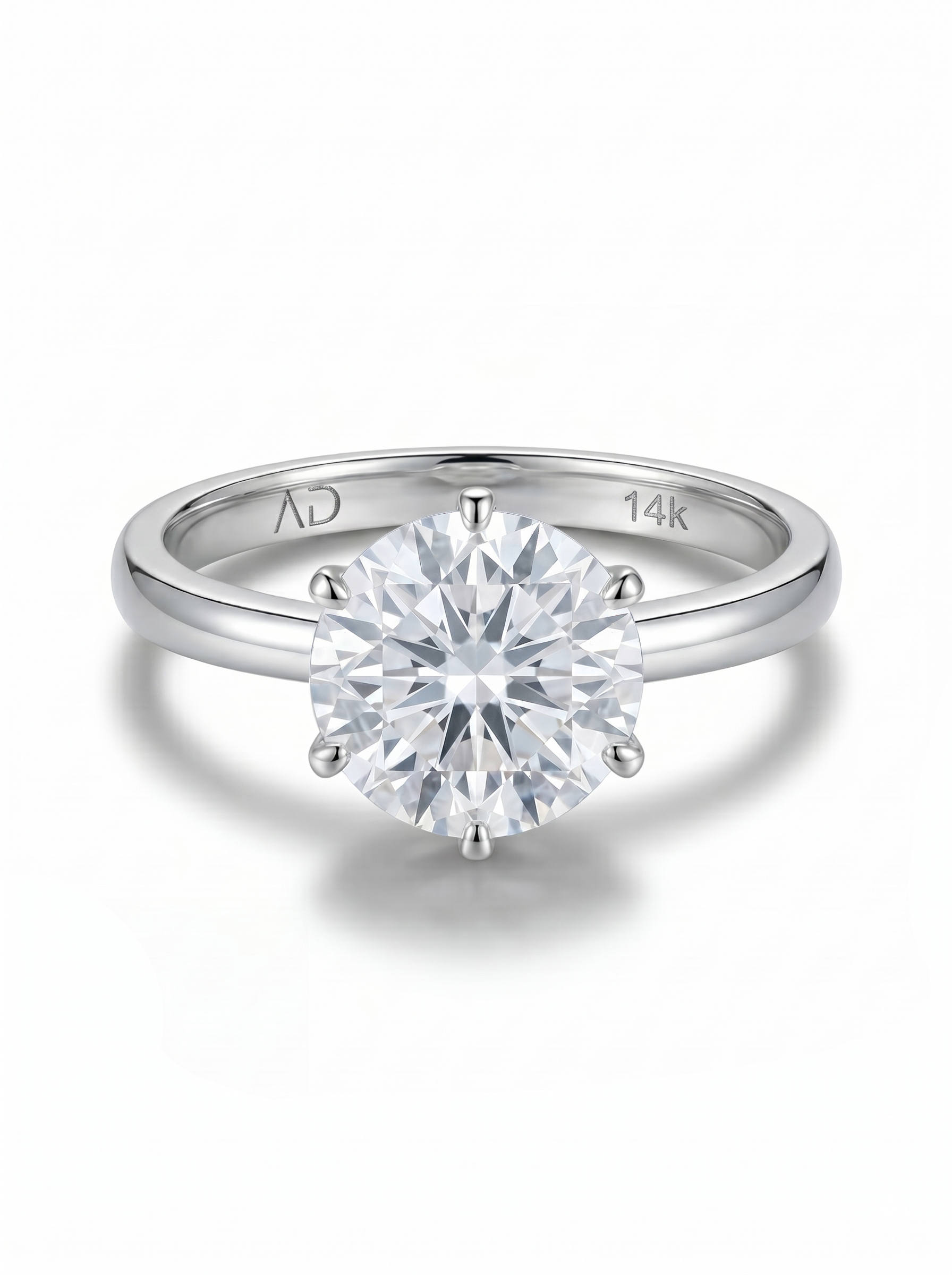 3.0CT | 6 Prong Solitaire Ring