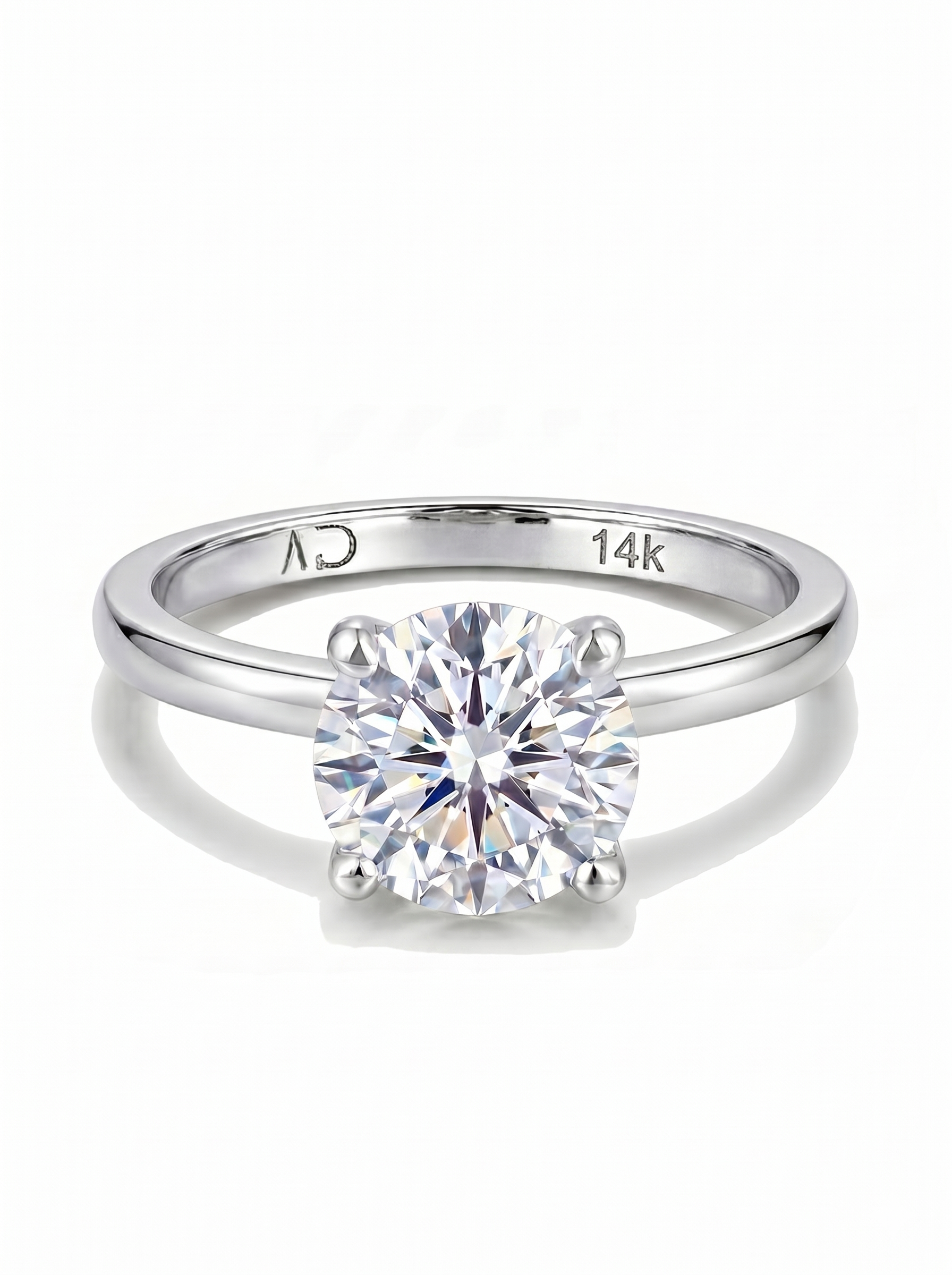 2.0CT | 4 Prong Solitaire Ring