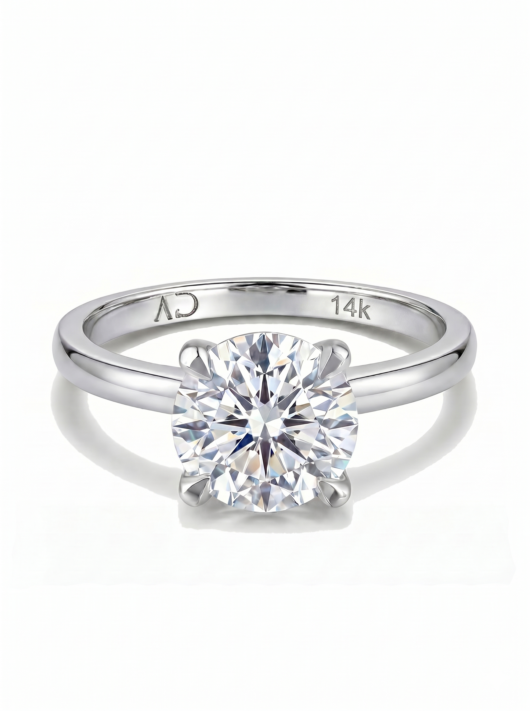 3.0CT | 4 Prong Solitaire Ring