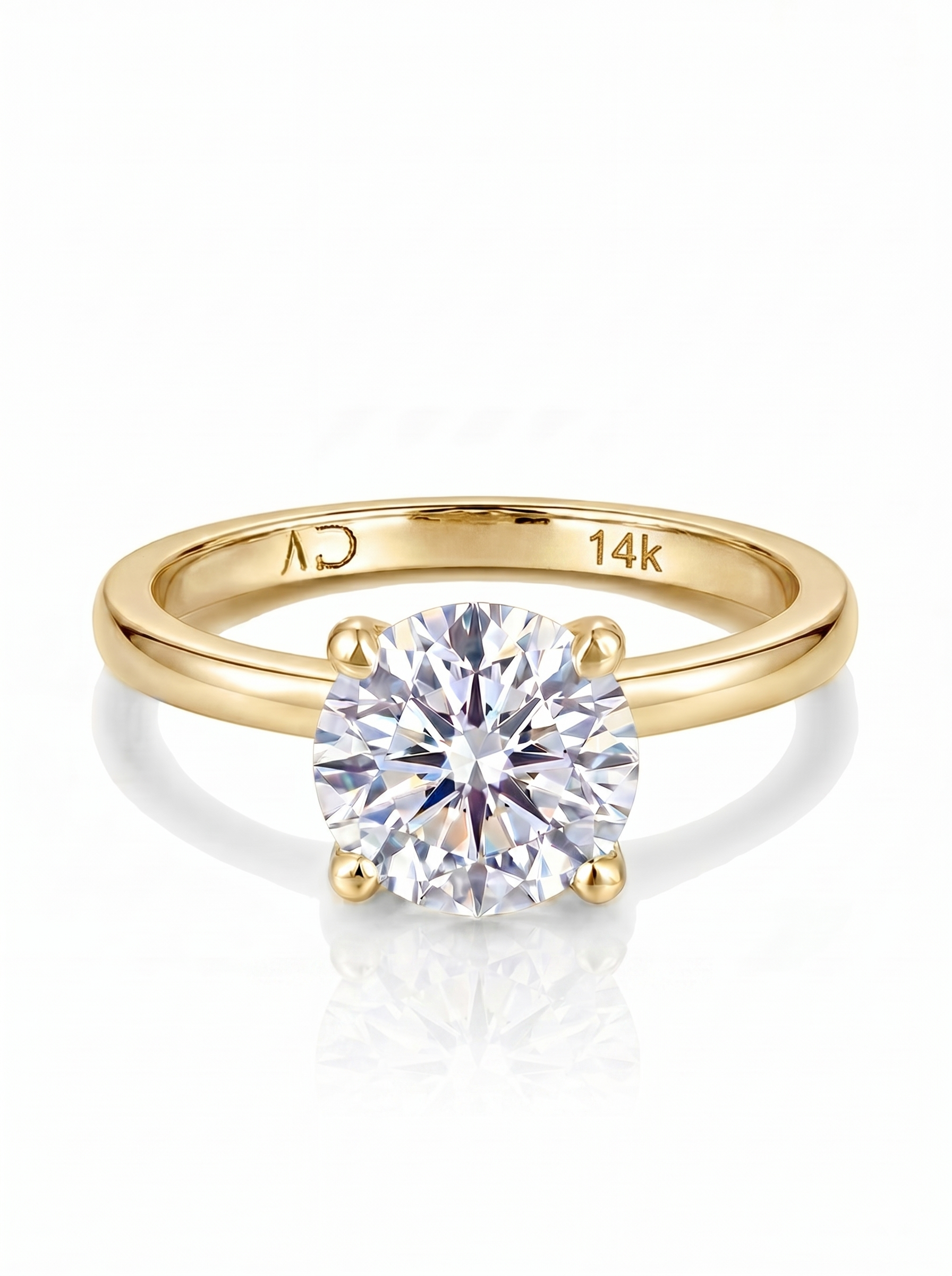 2.0CT | 4 Prong Solitaire Ring