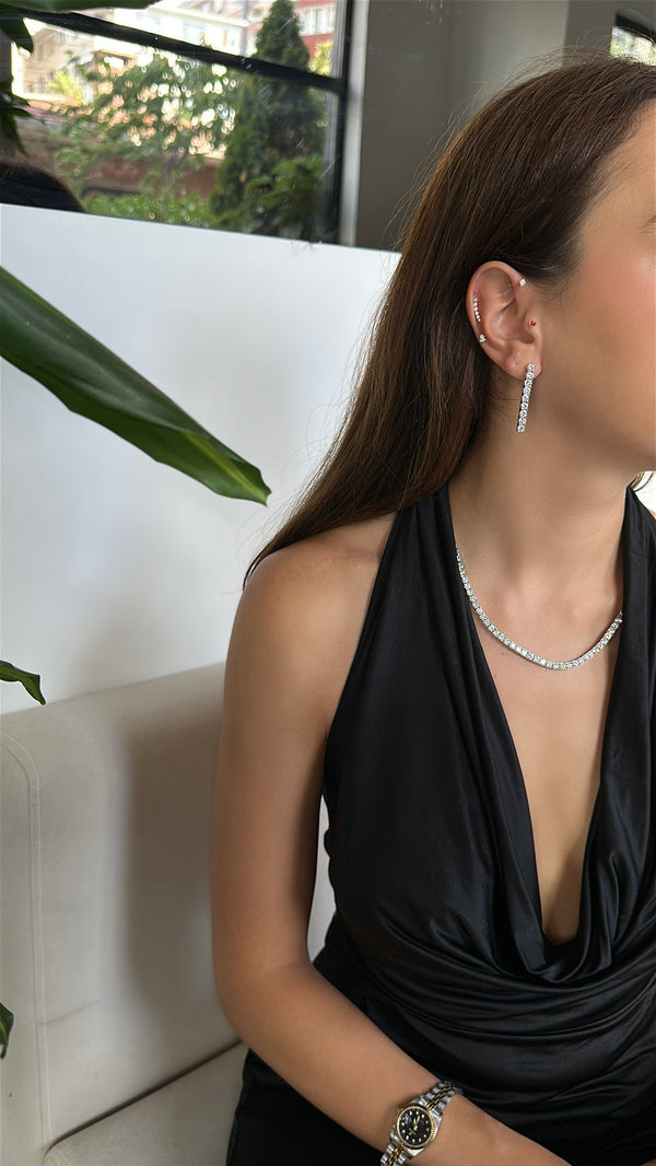 4MM | Döküm Su Yolu Kolye  Atelier Duygu.