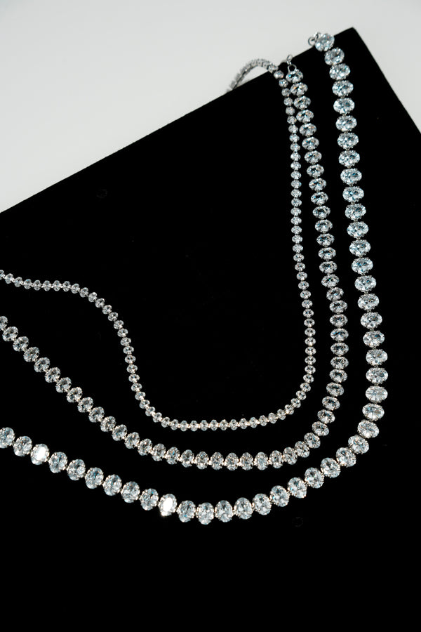 5MM | Choker Oval Cut Tennis Necklace