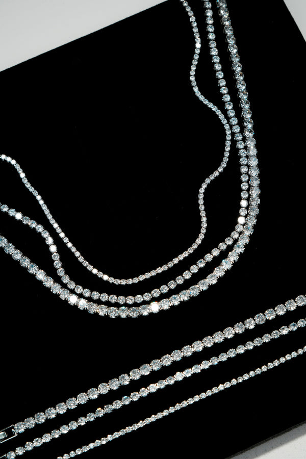3MM | Choker Tennis Necklace