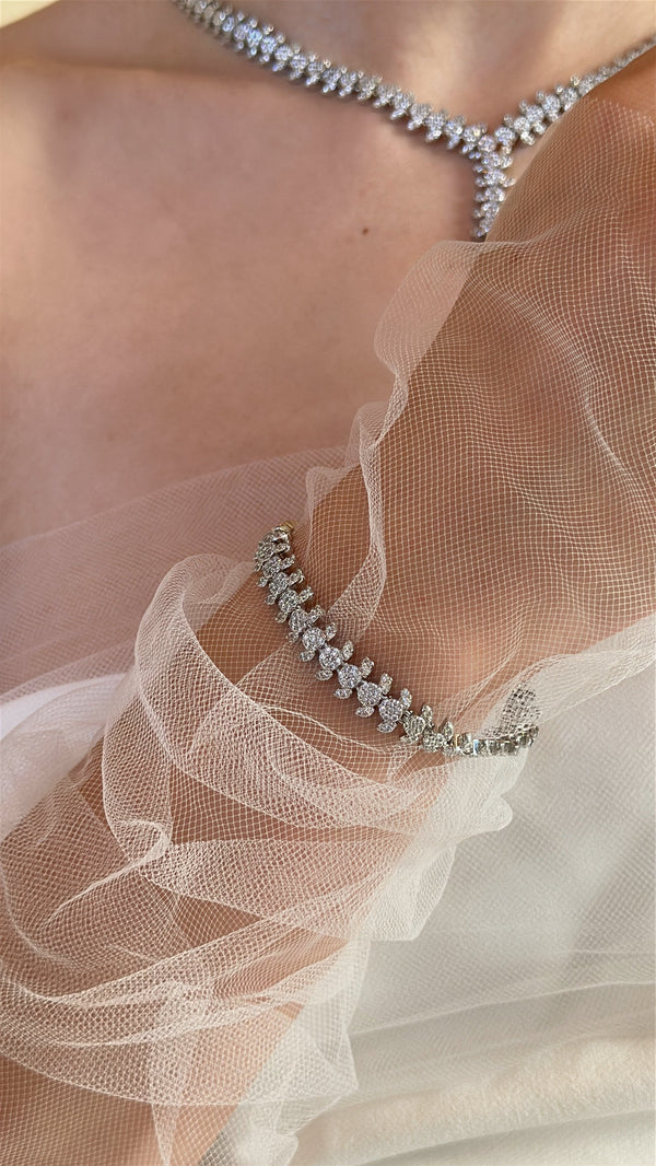 Calire Kolye - Küpe - Bileklik - Yüzük Set  Atelier Duygu.