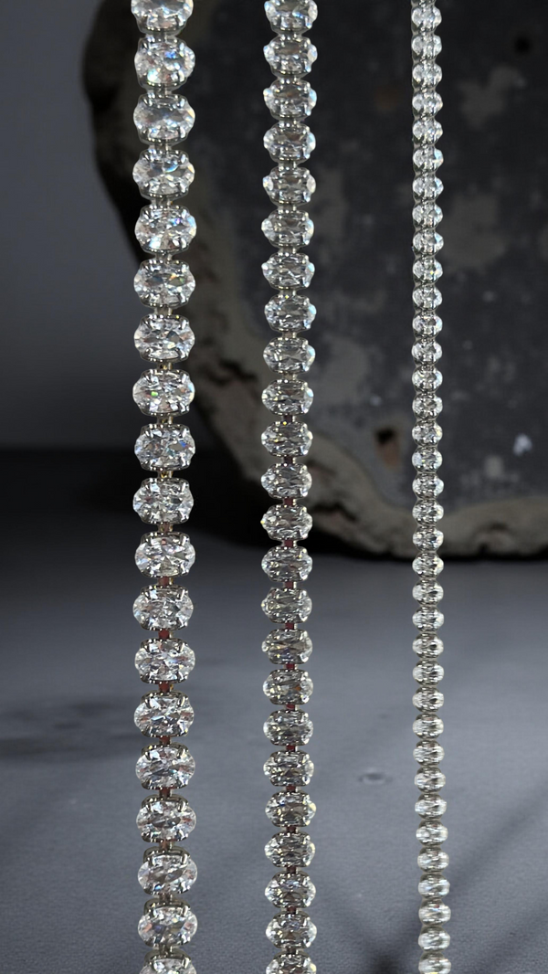 5MM | Choker Oval Cut Su Yolu Kolye |   Luxury Jewelry by  Atelier Duygu.