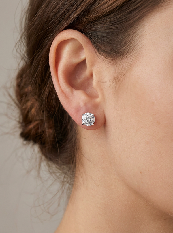 5MM | Solitaire Earring
