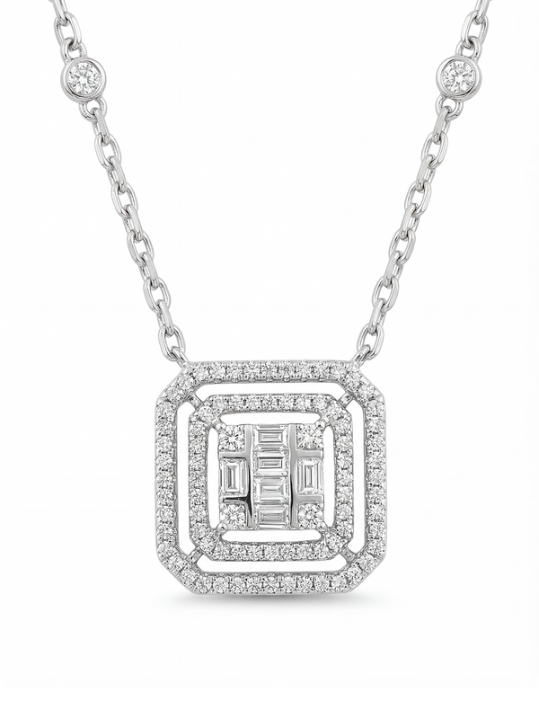 Big Baguette Necklace