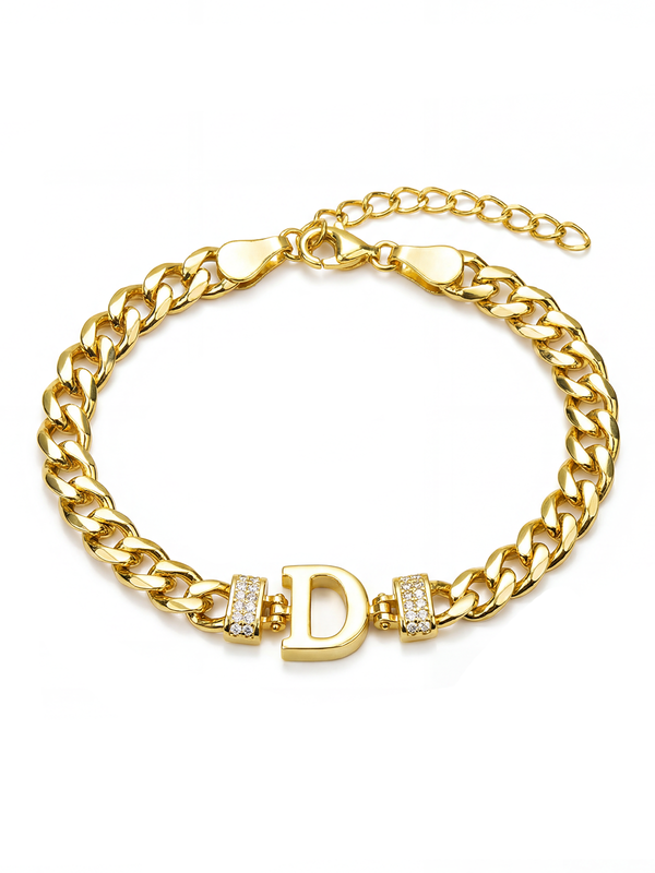 Elodie Letter Bracelet