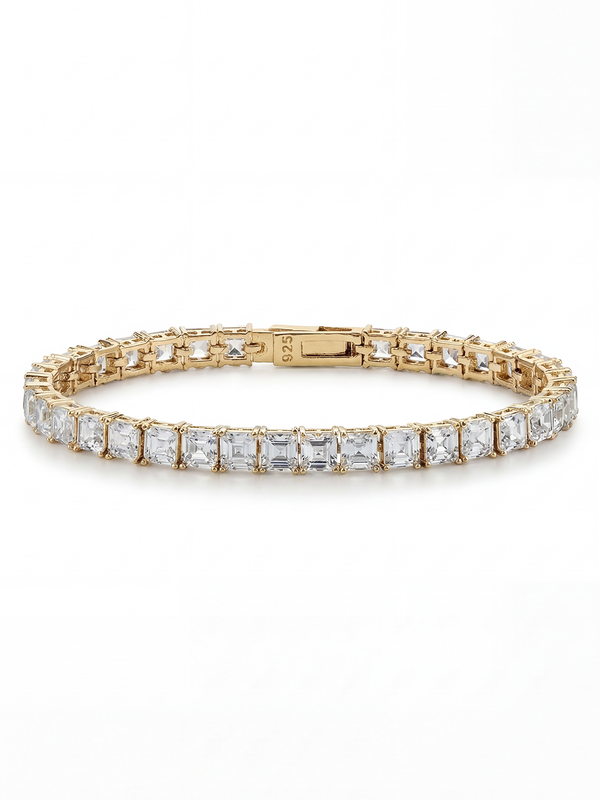 4MM | Emerald Cut Tennis Bracelet
