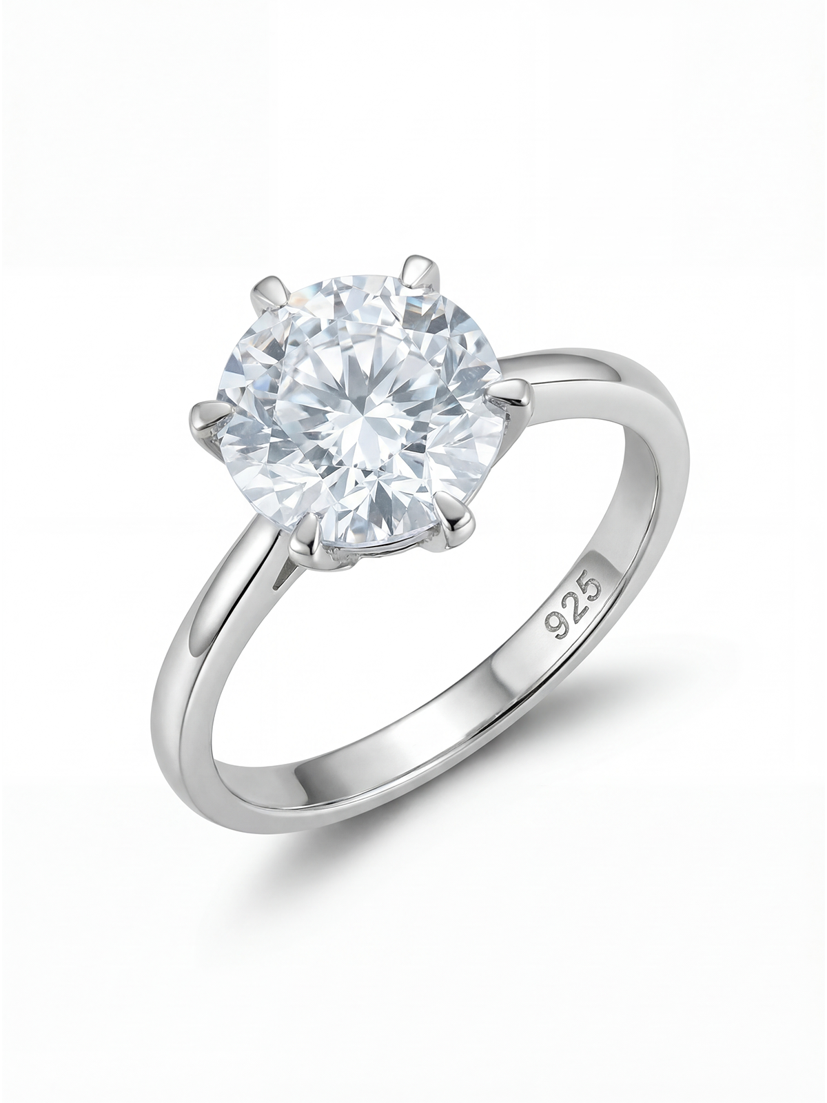 3.0CT | 6 Prong Solitaire Ring