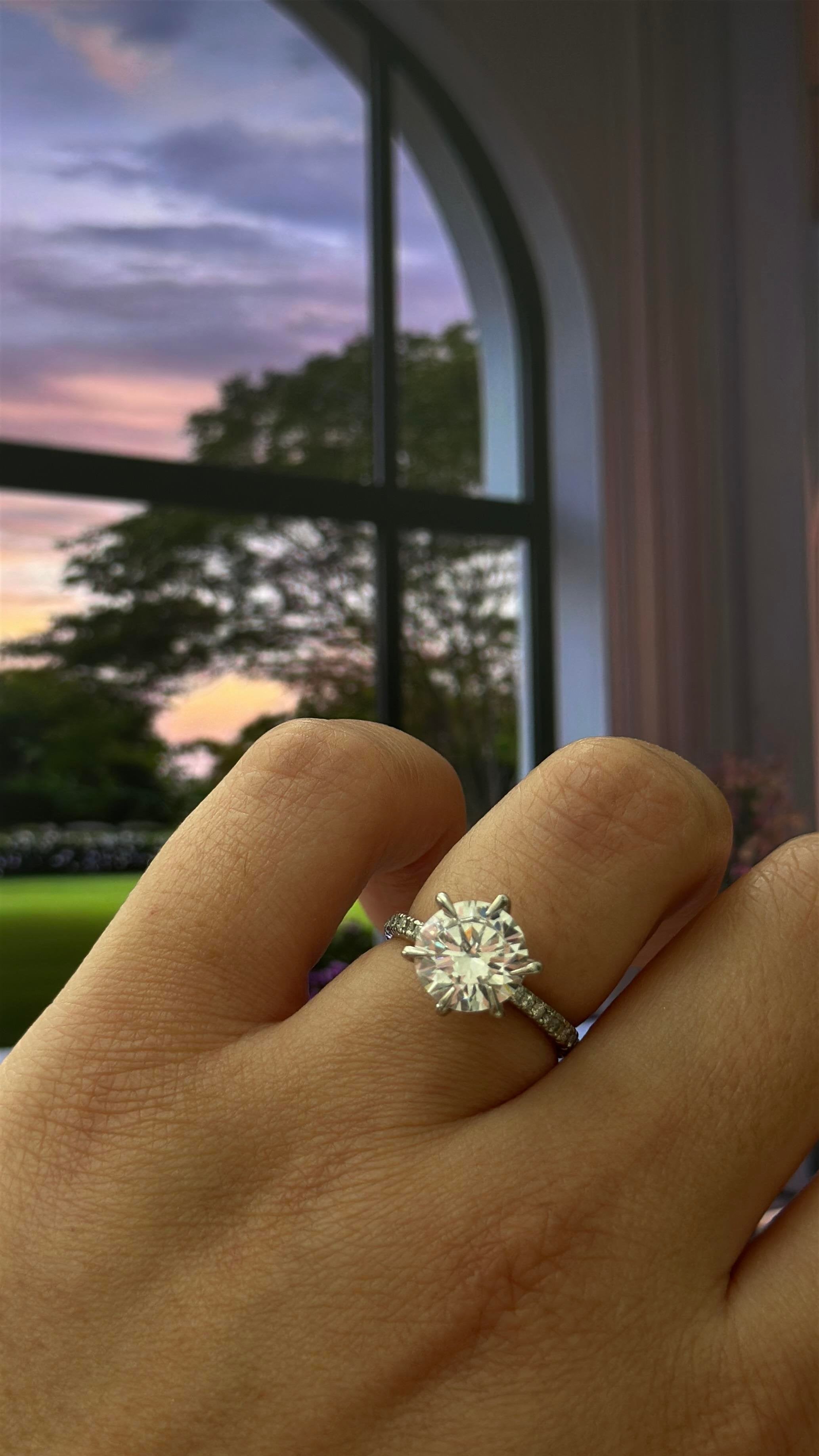 9MM 2.75CT Stony Hexagon Tektaş Yüzük  Atelier Duygu.