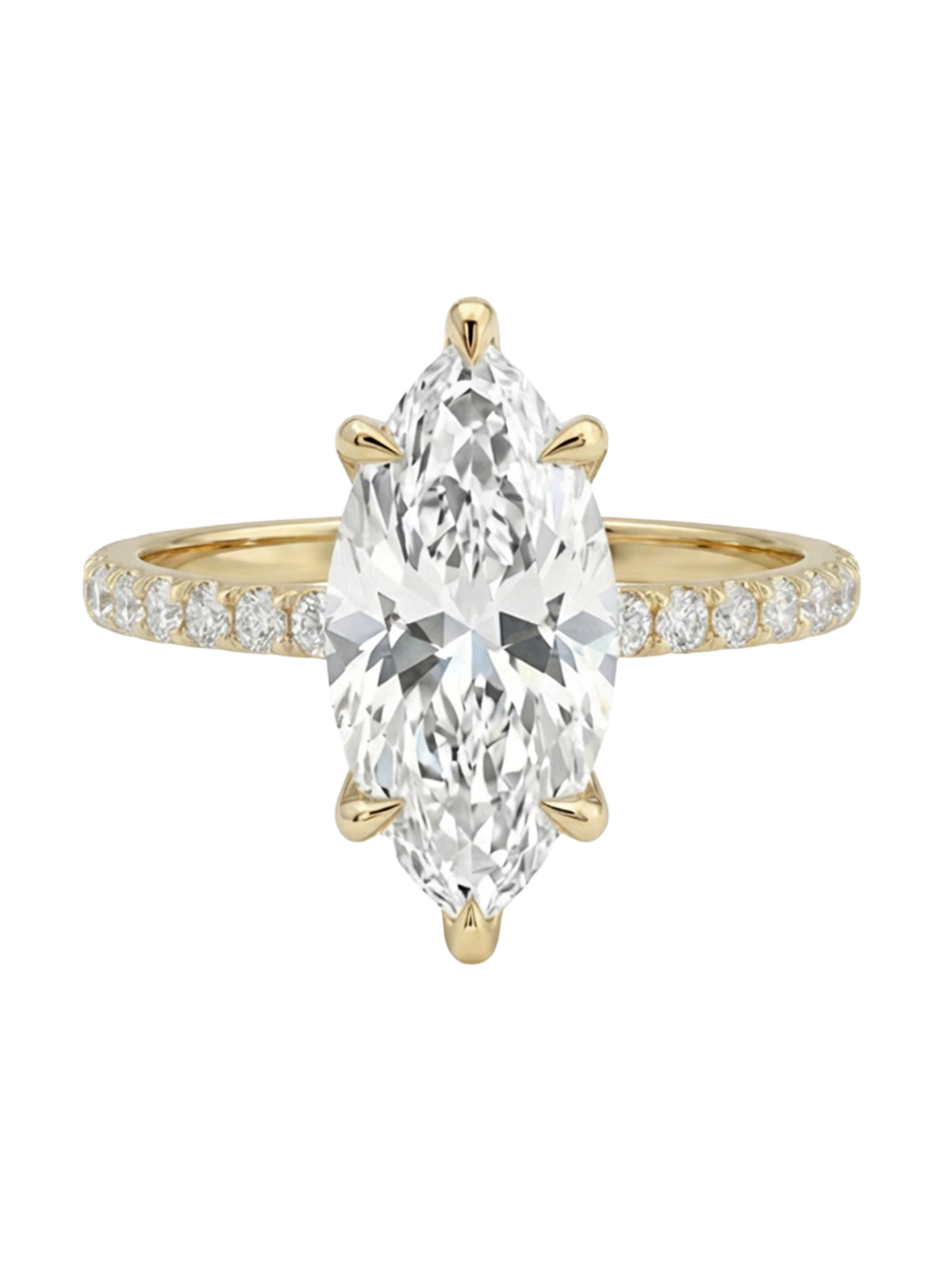 2.2CT | Marquise Cut Style Stone-Set Ring