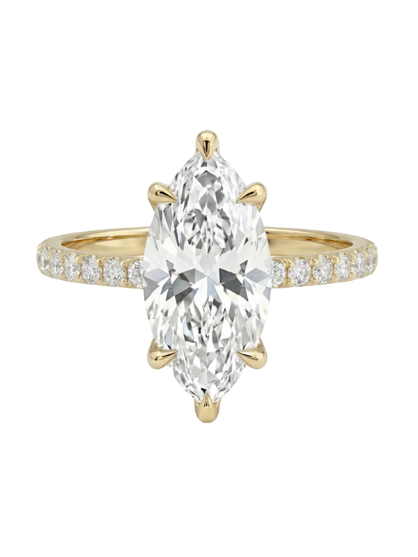 2.2CT | Marquise Cut Eternity Yüzük