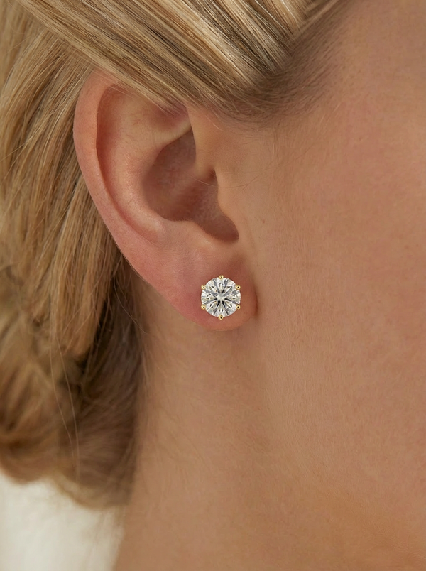 6MM | Solitaire Earring