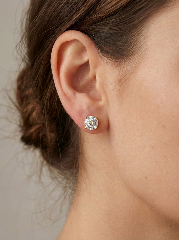 6MM | Solitaire Earring