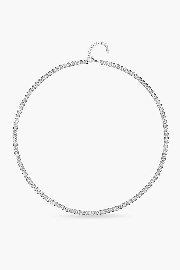 3MM | Choker Princess Cut Su Yolu Kolye  Atelier Duygu.