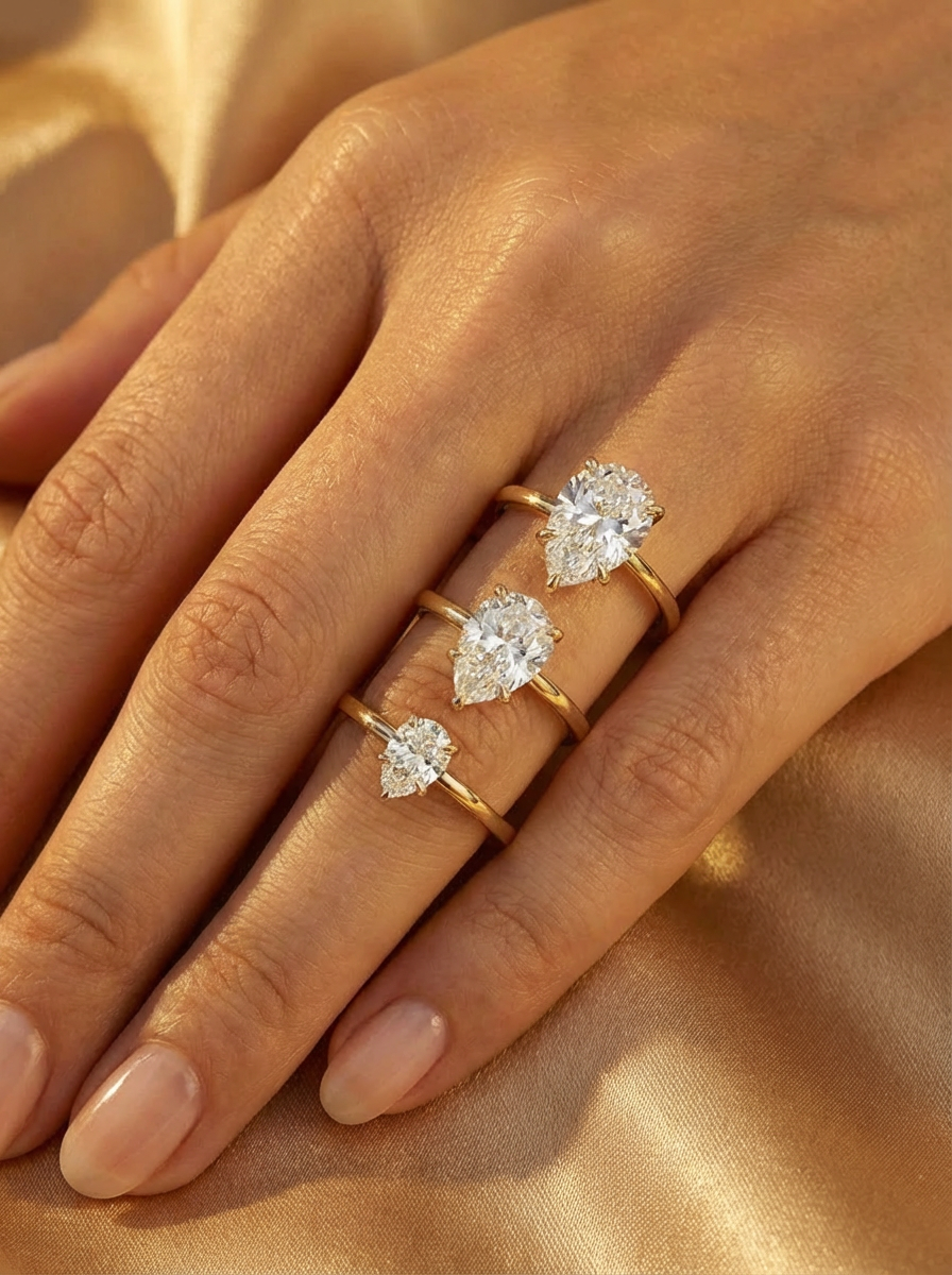 2.0CT | Pear Cut Ring