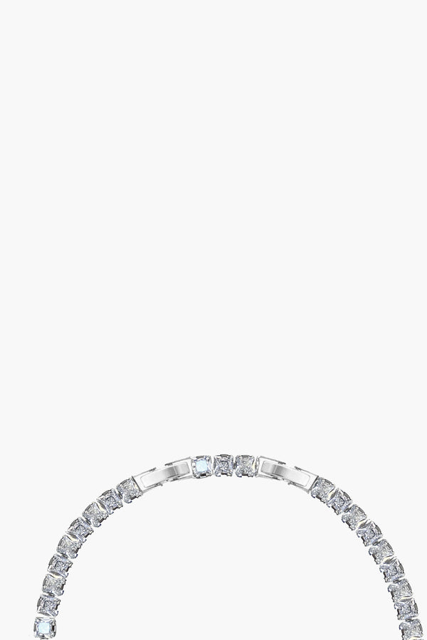 4MM | Princess Cut Su Yolu Bileklik |   Luxury Jewelry by  Atelier Duygu.