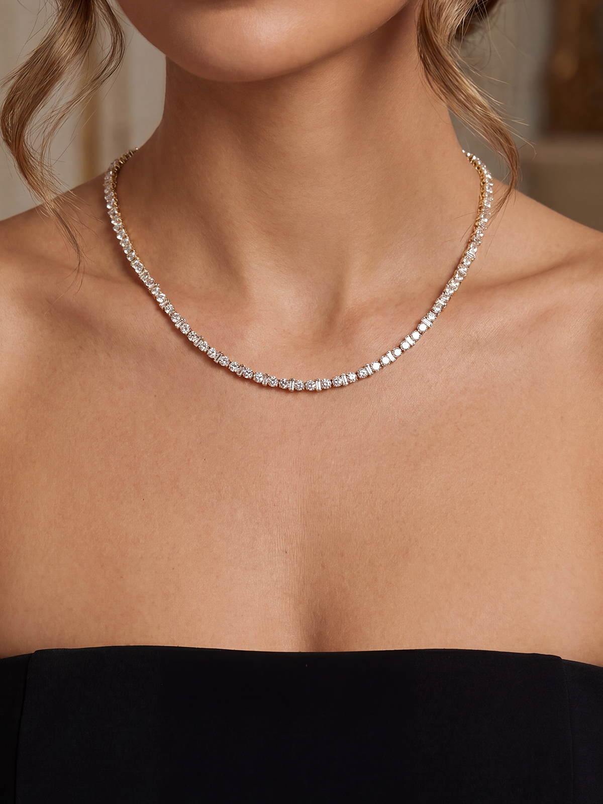 Madeleine Tennis Necklace
