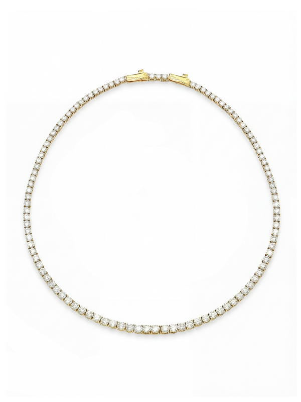3MM | Cast Tennis Necklace