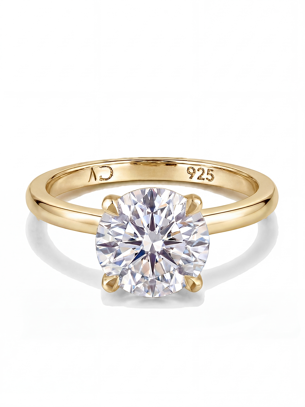 4.0CT | 4 Prong Solitaire Ring