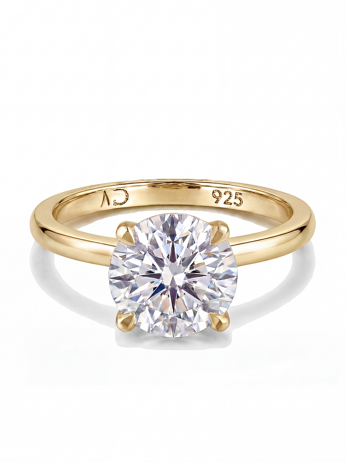 4.0CT | 4 Prong Solitaire Ring