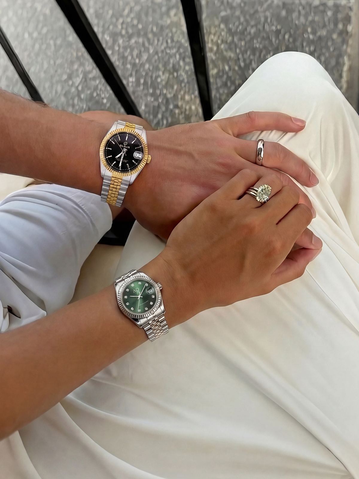 Green Stones Watch