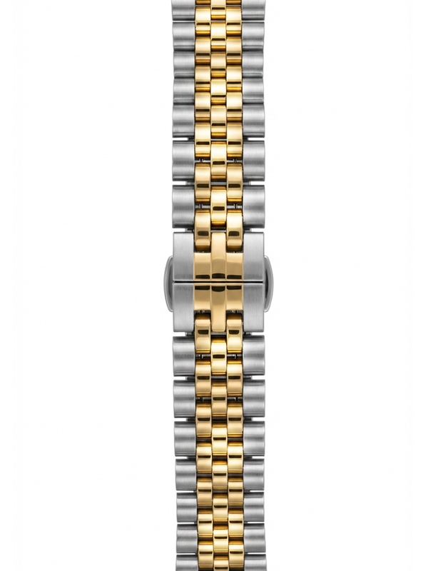 Gray Stones Saat'in gri tonlu kadranı ve taşlı indeksleriyle sofistike görünümü.