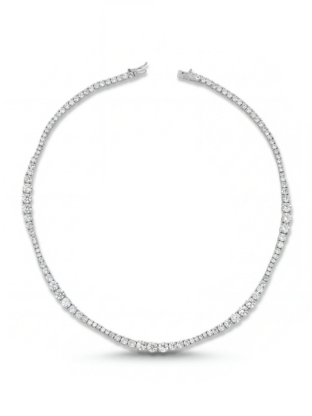 Transitional Draft Tennis Necklace