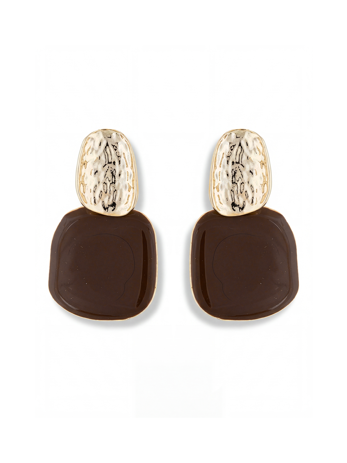 Elia Kahverengi Küpe