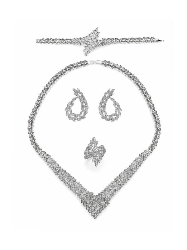 Solstice Necklace - Earring - Bracelet - Ring Set