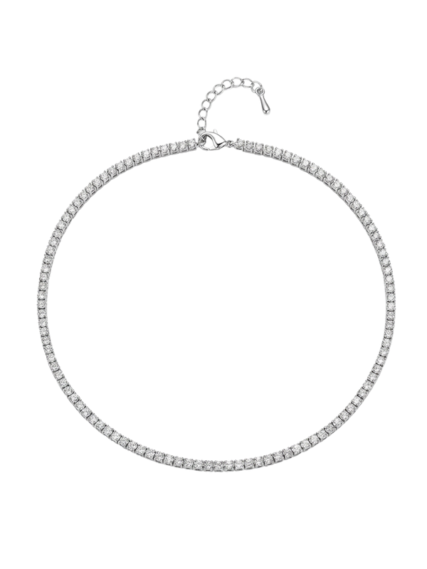 2MM | Choker Tennis Necklace
