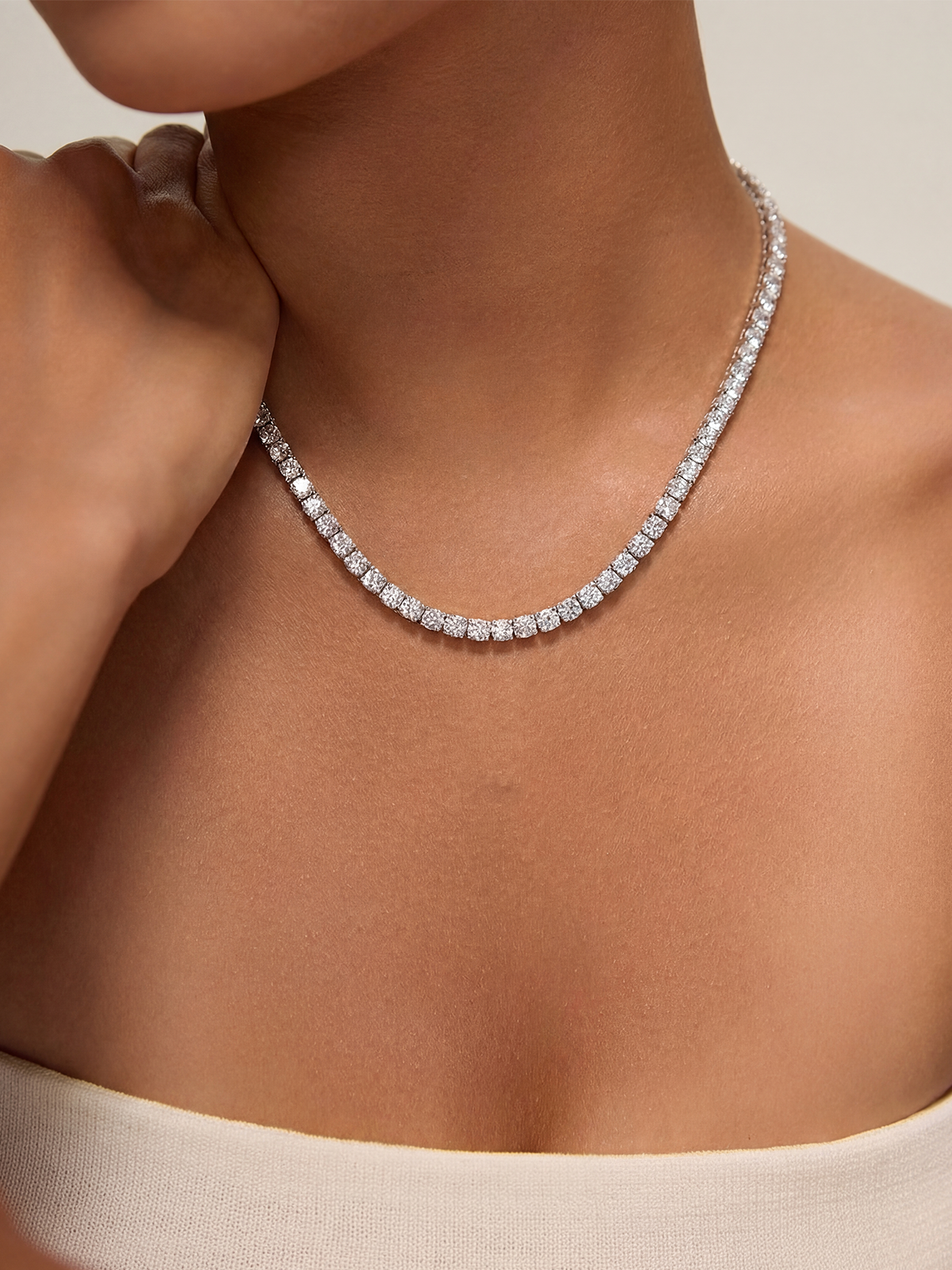4MM | Tennis Necklace