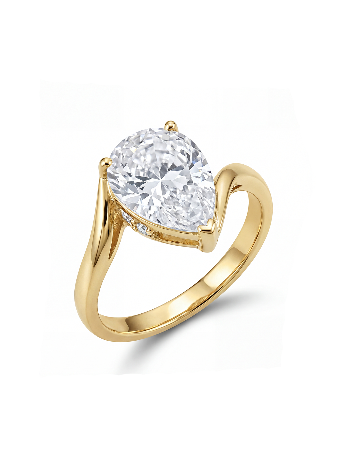 3 CT | Calista Pear Cut Ring