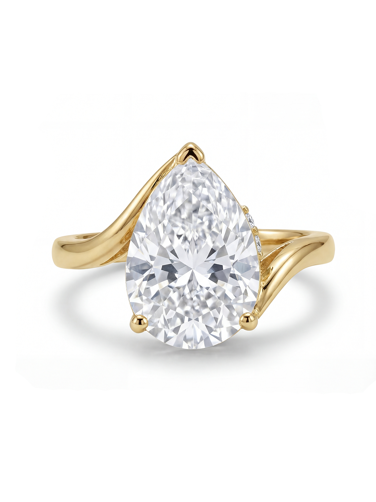3 CT | Calista Pear Cut Ring